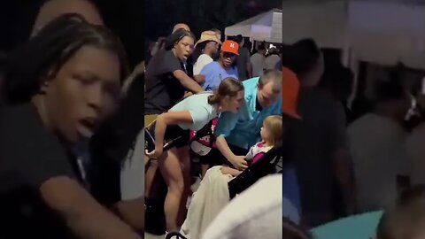 Come On: Kamala Supporter Screams At A Baby In A Stroller!