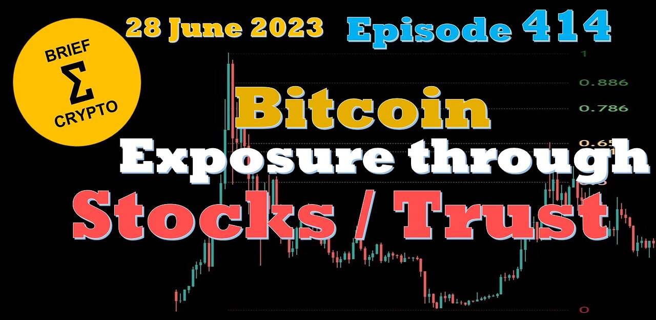 BriefCrypto - Bitcoin Exposure - Microstrategy MSTR, Riot Platforms RIOT, Grayscale BTC Trust GBTC