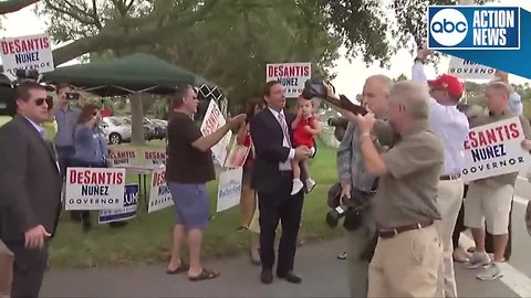Republican candidate for Florida Governor, Ron DeSantis votes in Ponte Vedra on Election Day