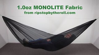 Testing 1.0oz MONOLITE fabric