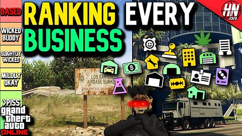 The ULTIMATE GTA 5 BUSINESS TIER LIST!