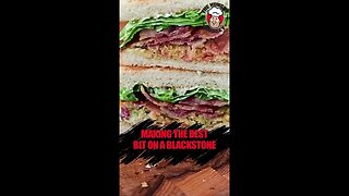 BEST BLT on a Blackstone Griddle! #food #shorts #hungryhussey #griddle #griddlenation