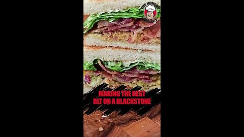 BEST BLT on a Blackstone Griddle! #food #shorts #hungryhussey #griddle #griddlenation