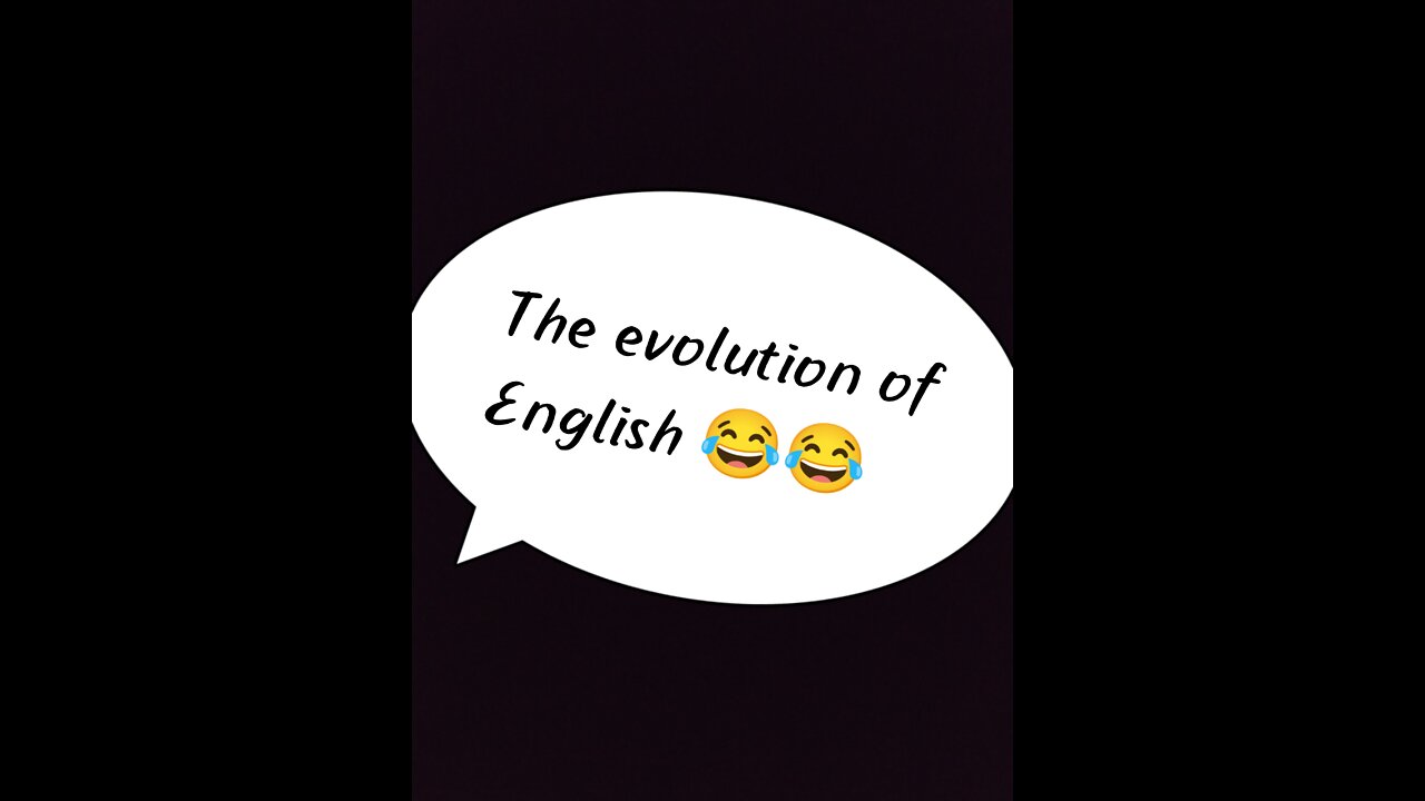 The evolution of English...