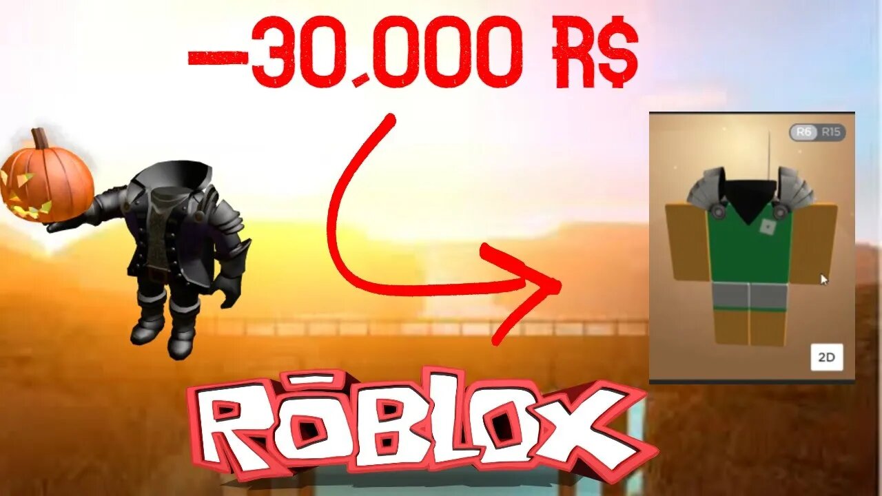 HOW TO MAKE THE HEADLESS HEAD ON ROBLOX FOR 500R$ (NO INSPECT) [ROBLOX TUTORIAL]