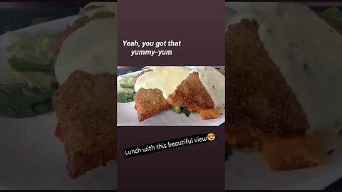 Lunch with this amazing view 😍🤩 #youtube #youtubeshorts #trending