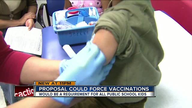 State proposal could force new vaccine requirement for Florida public school students