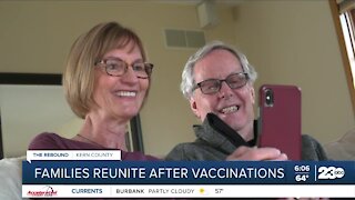 Families reunite after vaccnations