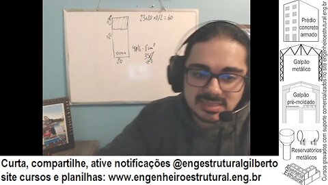 Revisão respostas Superdimensionamento de 23% em pórtico de 9m #engestrutural