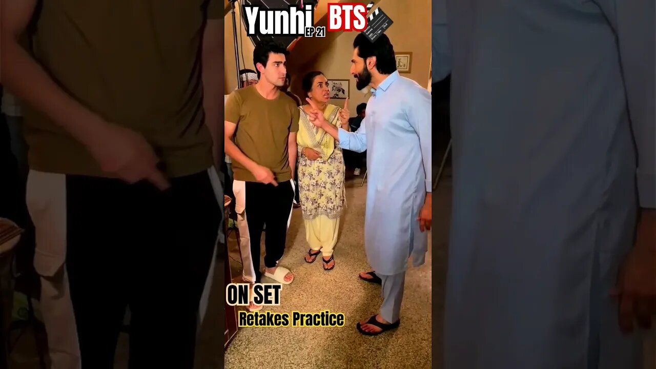 Yunhi | Behind The Scenes | Ep 21 Retakes Practice | #yunhi #mayaali #shorts #tkdvidzpr #india