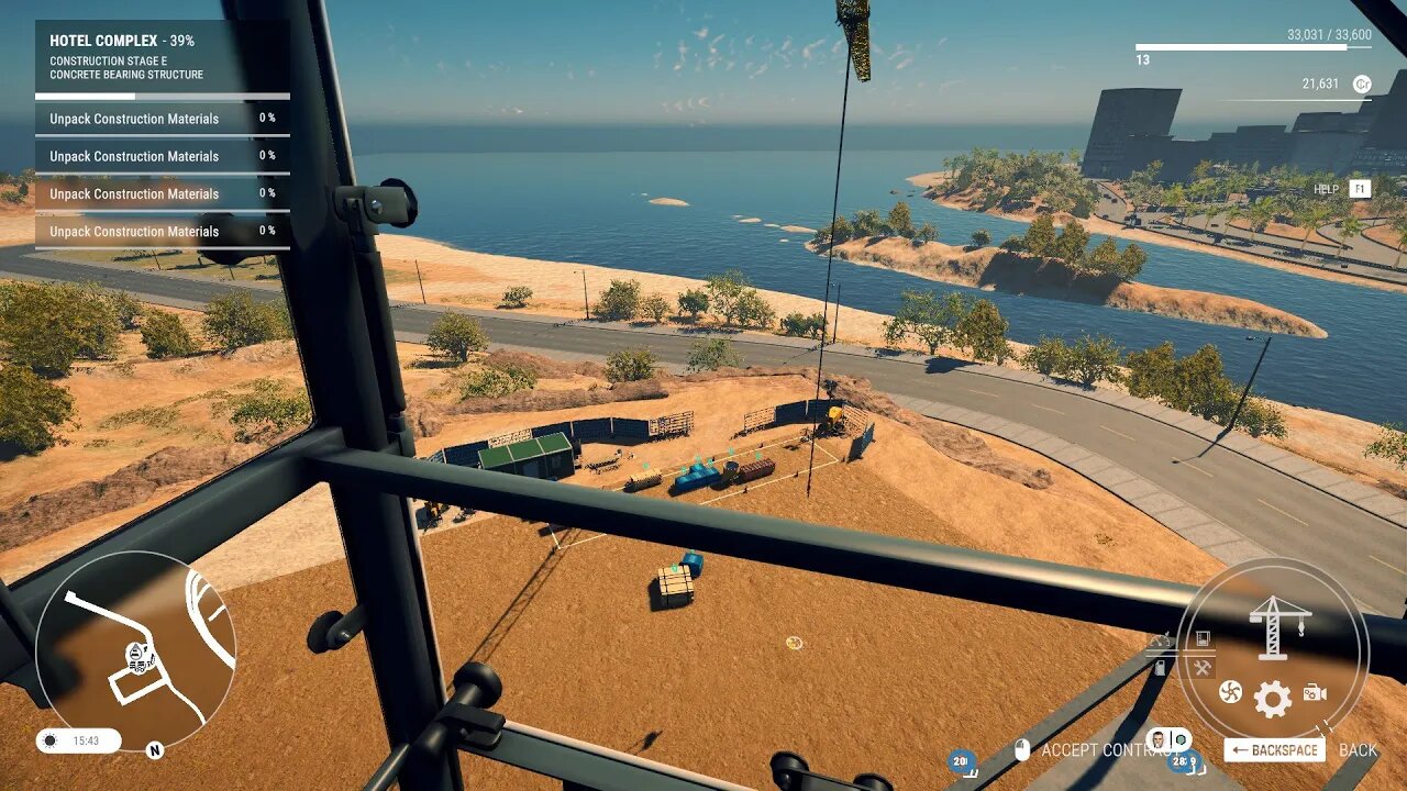 A workplace with a view - or how NOT to operate a fast erect crane - Construction Simulator MP