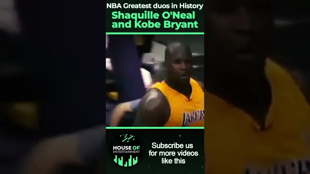 Shaquille O'Neal and Kobe Bryant duo #shorts