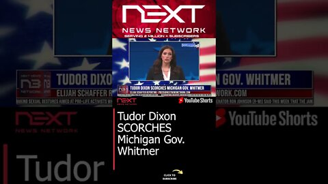 Tudor Dixon SCORCHES Michigan Gov. Whitmer #shorts