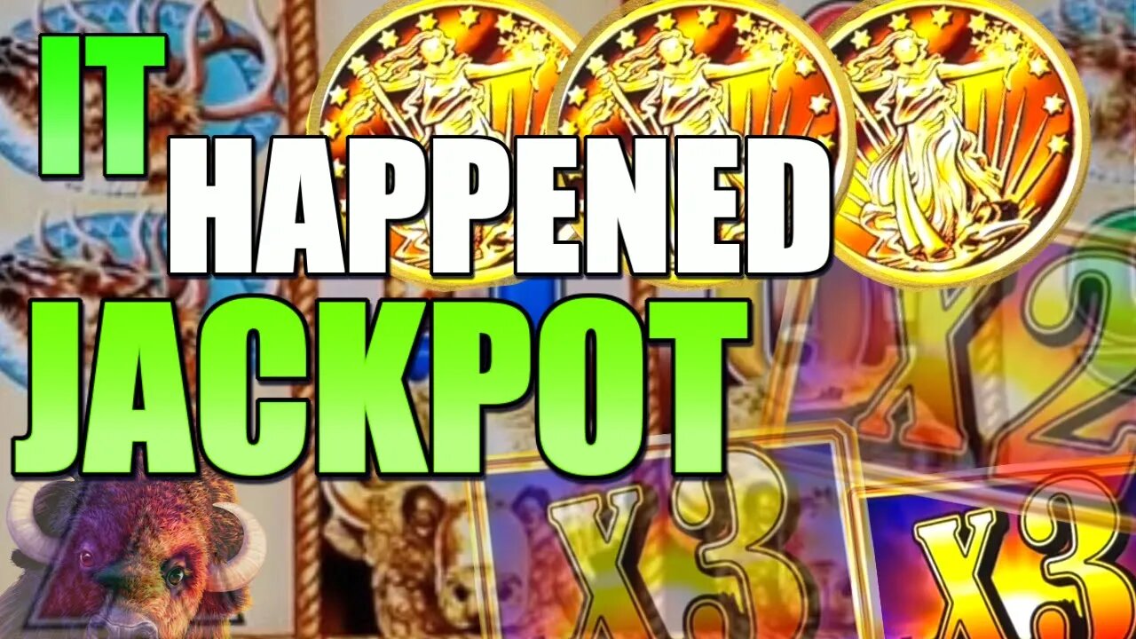 COULDN'T GET BETTER! JACKPOT On Buffalo Gold Slot Machine🐃