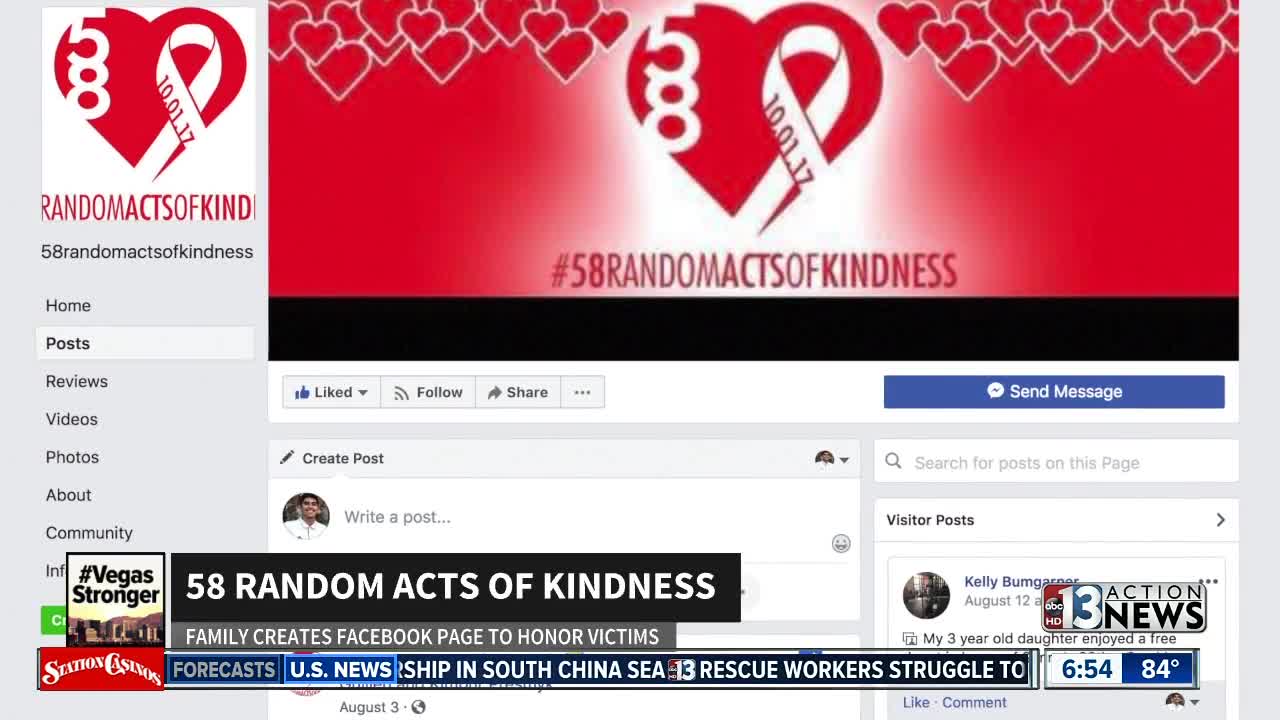 58 Random Acts of Kindness helps Las Vegas shooting survivors