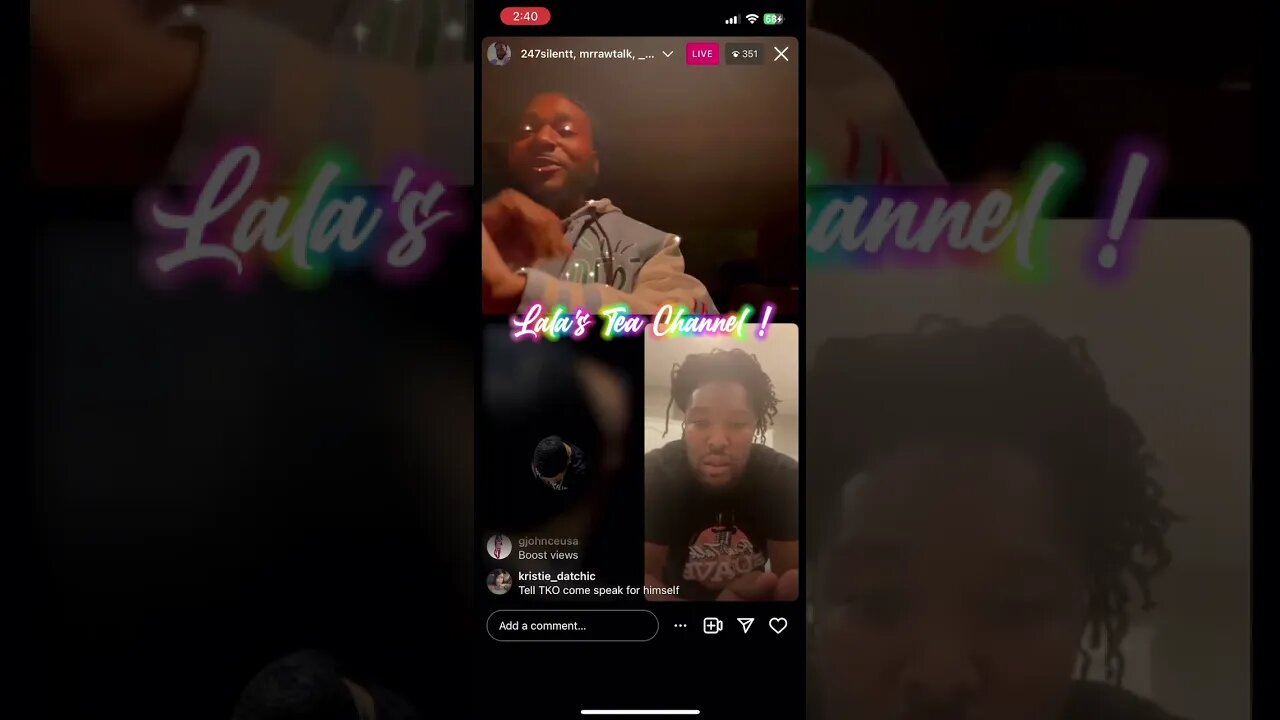 - RAW TALK ; GOES TO I.G TO TALK TO BL’S EX !