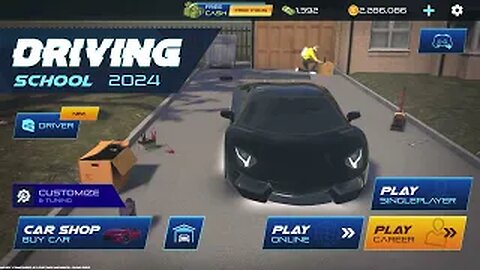 Car Driving 2024_School Game-Gameplay Walkthrough Part 58-NEW LEVELS WITH THE LAMBO