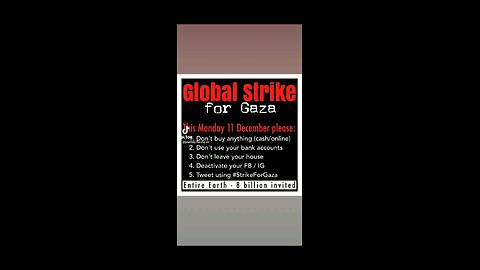 #strikeforgaza
