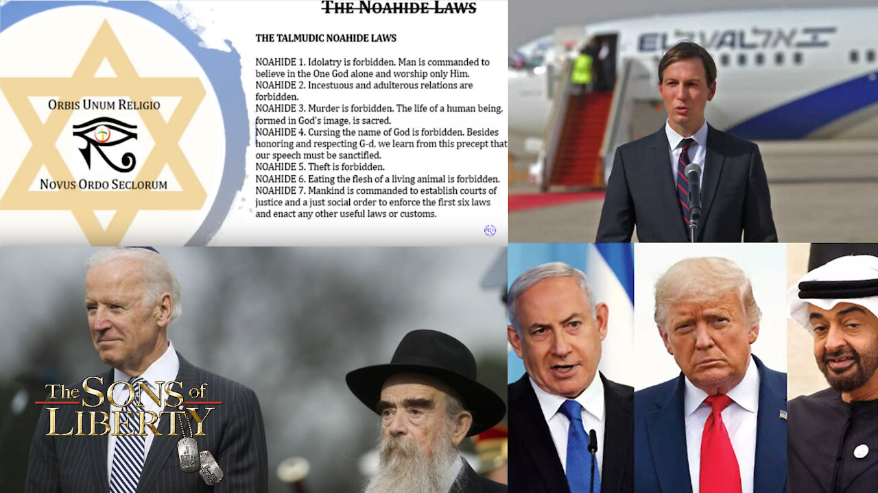 Ties That Bind: Abraham Accord, Noahide Laws, Zionism, Trump, Biden & Educratic Moves