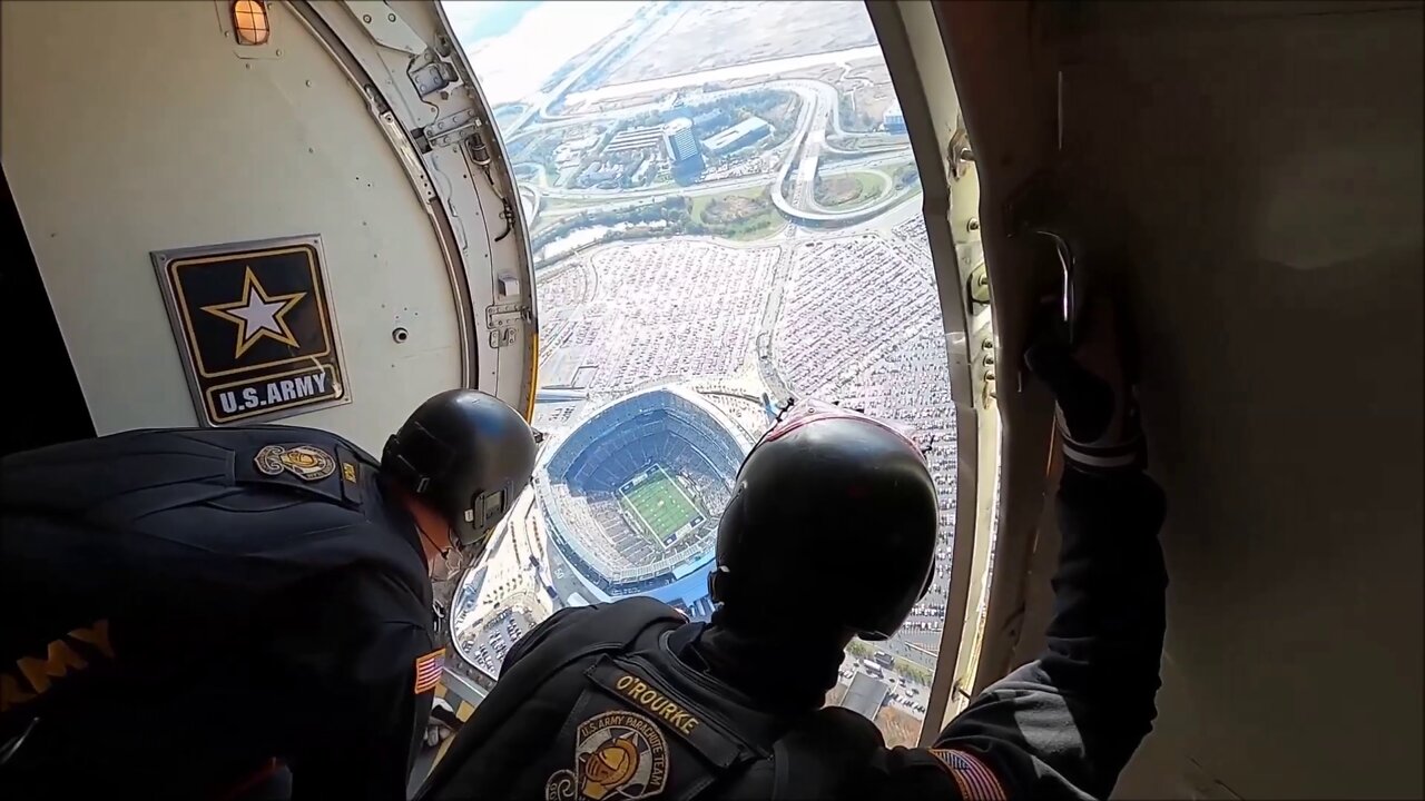 Army Golden Knights Stadium Jumps