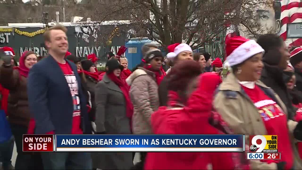 Andy Beshear sworn in as Kentucky governor