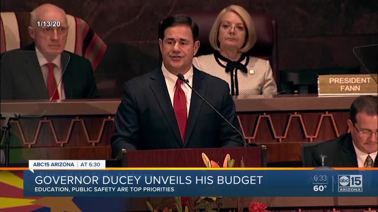 Governor Ducey unveils his 2020 budget