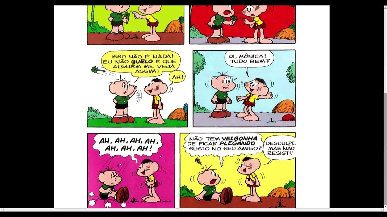 Cebolinha Que Furo! [Pause o Vídeo Caso Não Consiga Ler]