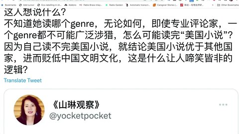 小說數量決定一個文化的優越，是傻還是蠢？ 別有用心？