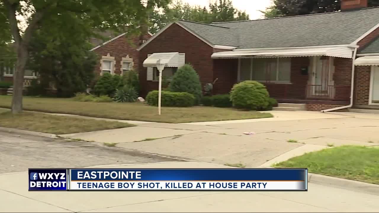 Teenage boy shot, killed at house party in Eastpointe