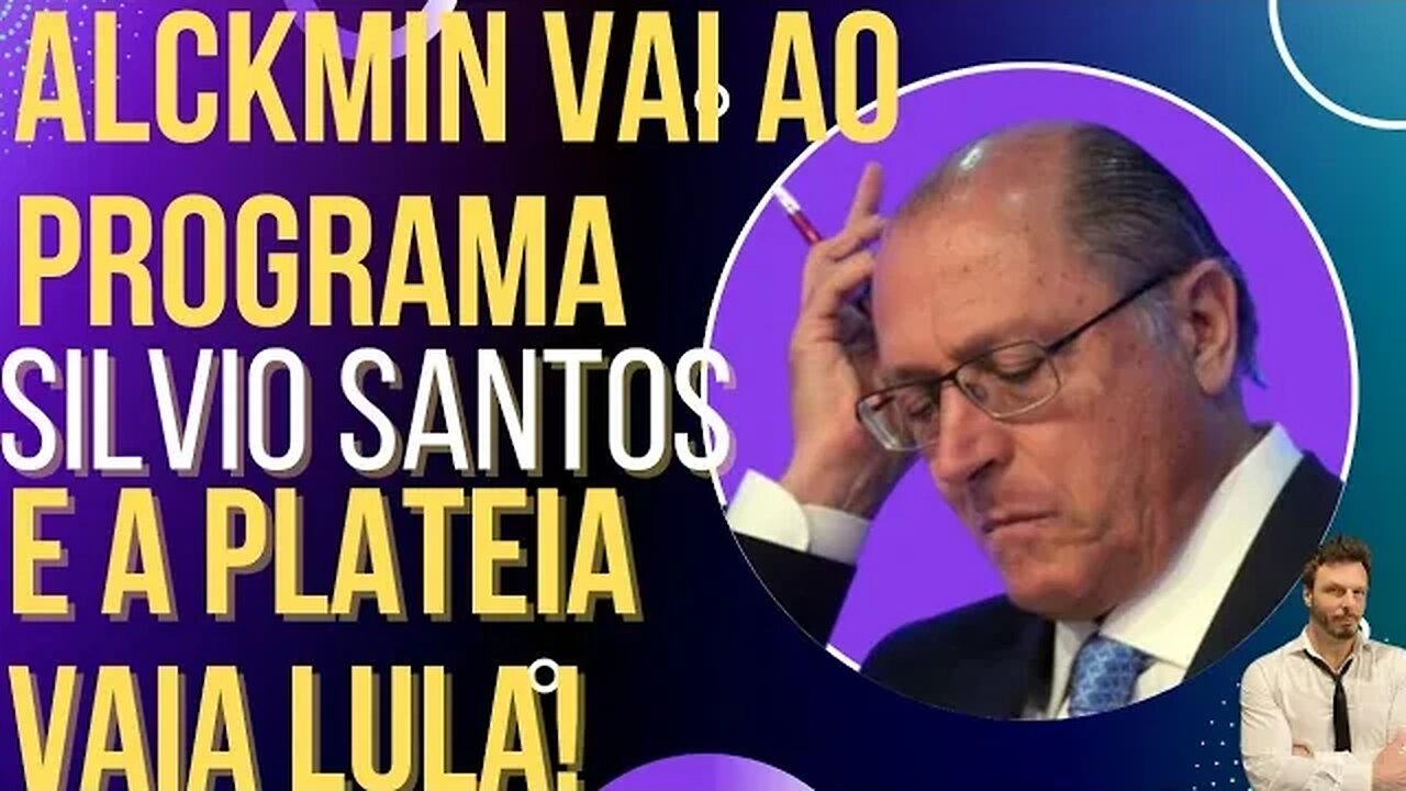 Plateia do Silvio Santos vaia Lula na frente de Alckmin!