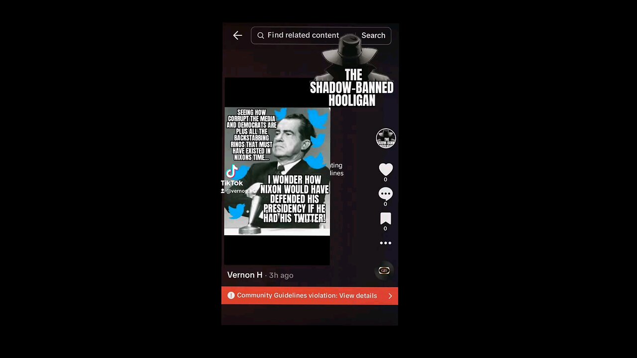 TIKTOK shadow-banned me How long til rumble?