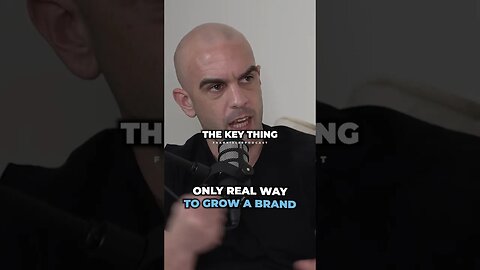The only REAL WAY to grow a brand..📈💰 #brand #business #frankieleepodcast