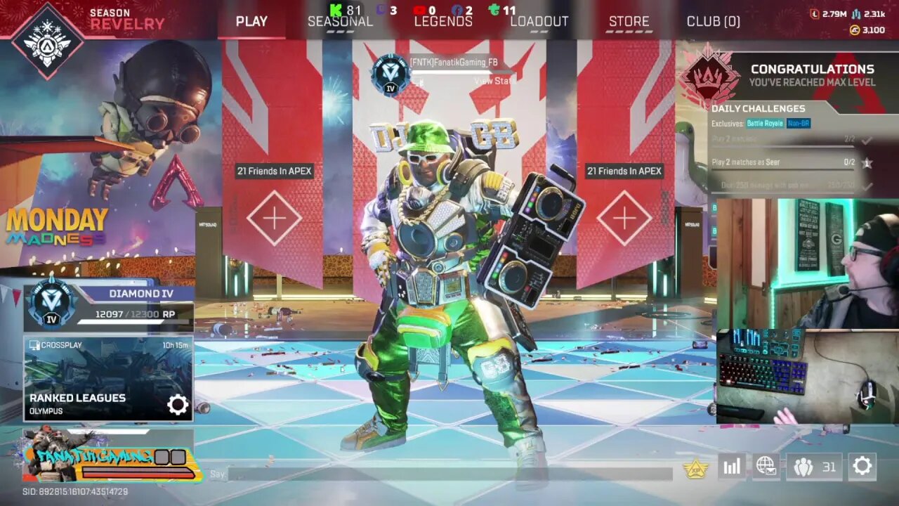 MM! Late Nite Ranked Vibez! - Better Than The Best - [Apex Ranked]