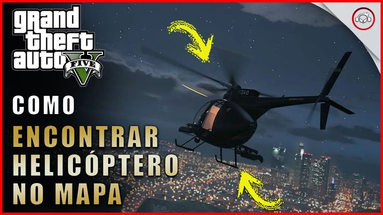 GTA V, A localização do Helicóptero | Gameplay PT-BR