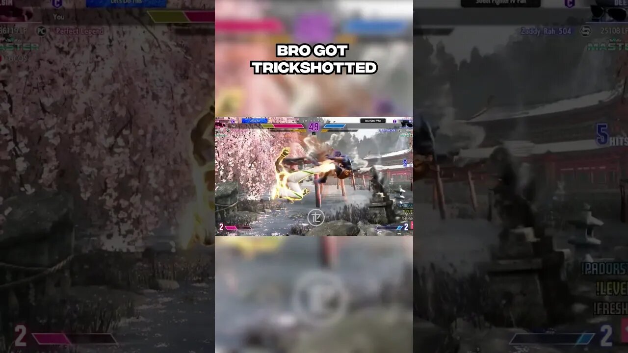 TRICKSHOTS IN STREETFIGHTER?!