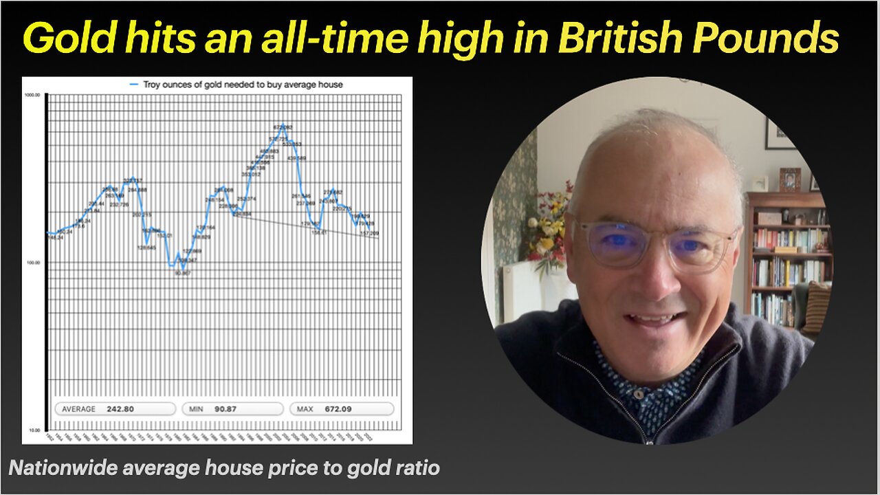 The Nationwide Average House Price to Gold Ratio and What It Means.