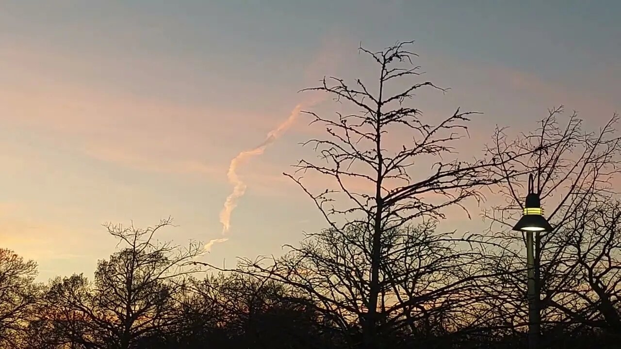 Dusk Corkscrew Moon Venus Jupiter