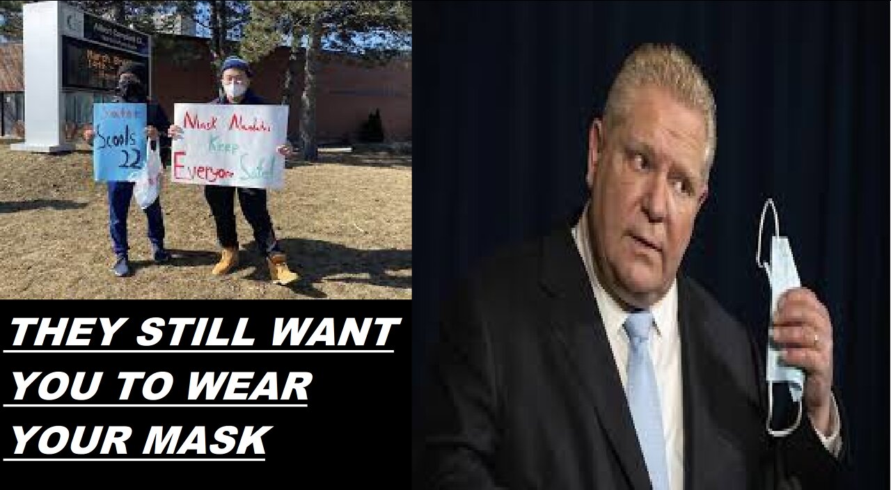 Ontario drops mask mandates as PRO maskers protest it