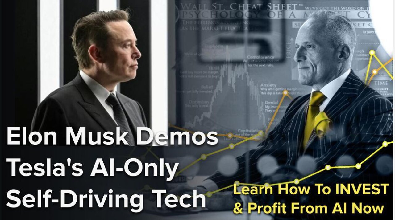 Elon Musk Demos Tesla's AI-Only Self-Driving Tech