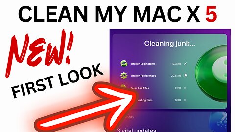 NEW Clean My Mac X 5 FIRST LOOK