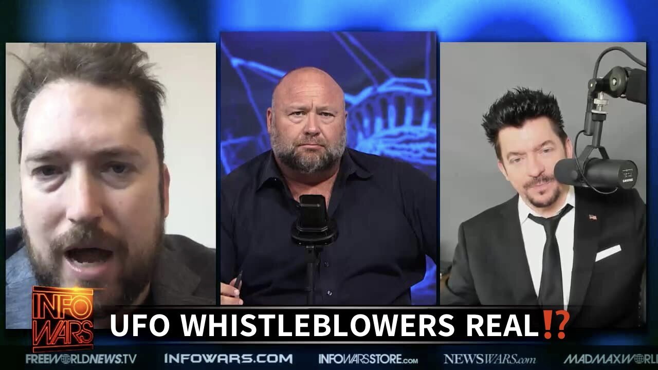 UFO’s Vs. UAP’s, Secret Mystery Schools, Ancient Technologies, Project Blue Beam, and More! | Dark Journalist, Former Adviser to Trump Darren J. Beattie, and Alex Jones Review the Congressional Hearing on UFO’s.