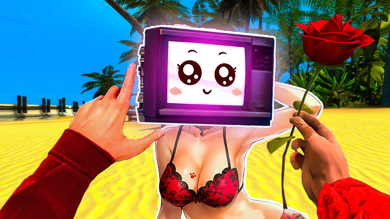 TV Woman Love! Vacation on the beach Garry's Mod