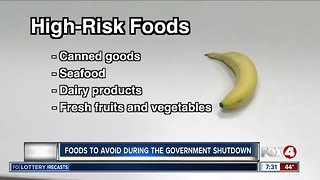 Experts raise food concerns caused by the government shutdown