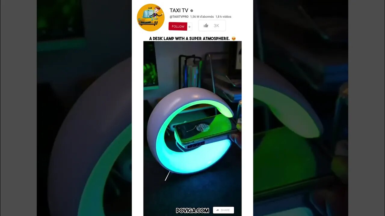 A desk lamp with a super atmosphere