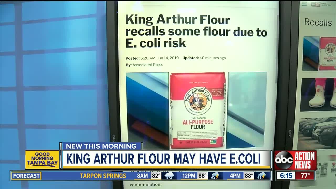 King Arthur Flour recalls some flour due to E. coli risk