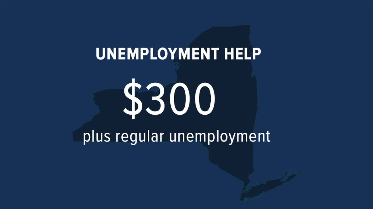 Unemployed New Yorkers to get extra $300 per week