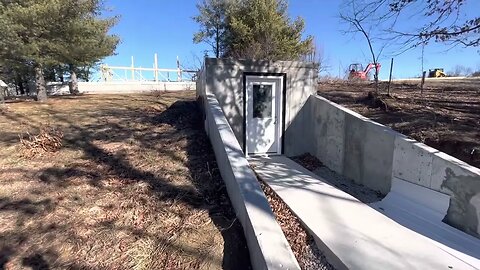 Our earth shelter/cellar update.