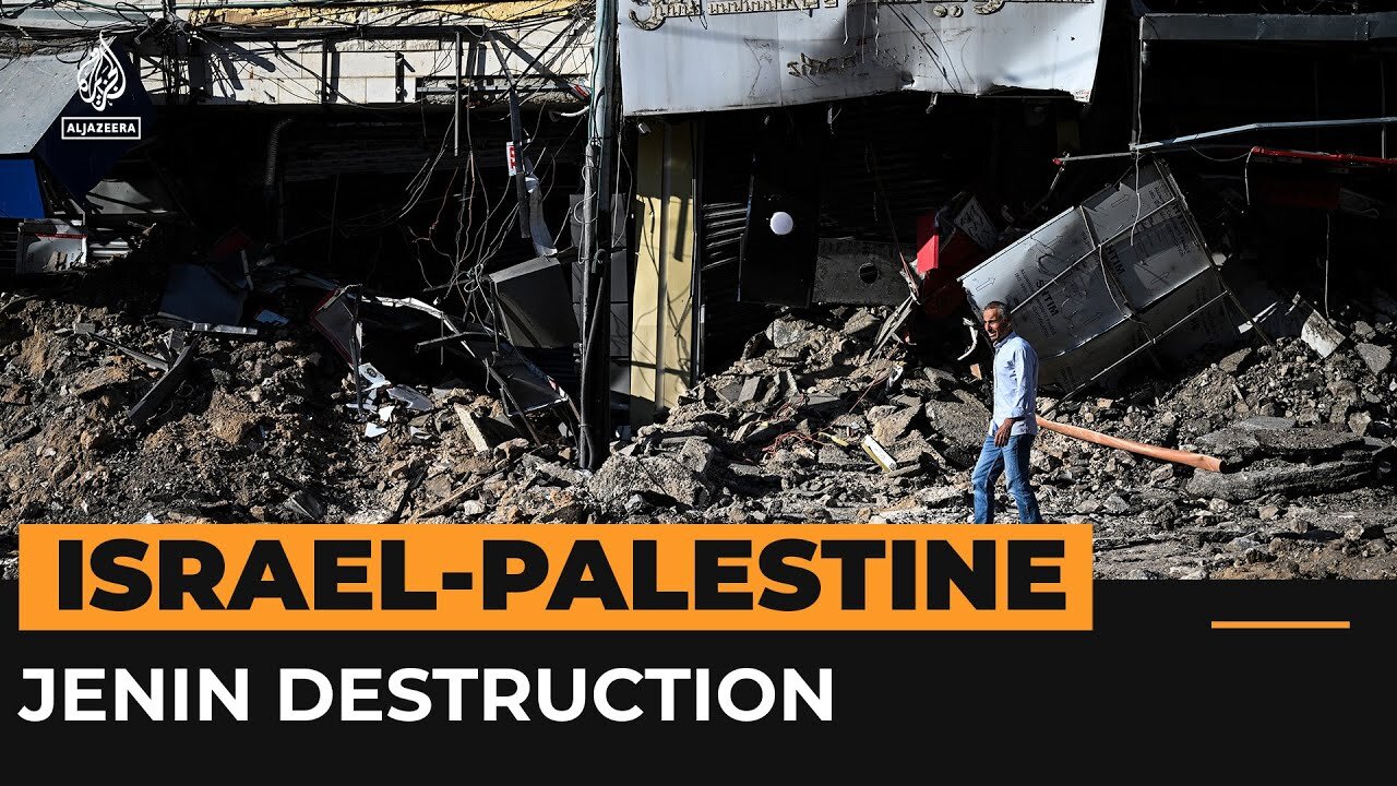 Israeli army withdraws from Jenin leaving trail of destruction | Al Jazeera Newsfeed