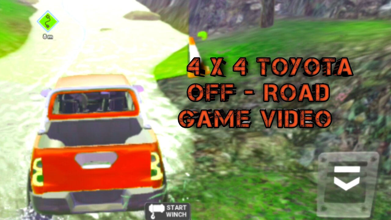 Toyota Hilux Offroad Game Video || Toyota Offroad Game Video || Offroad Game Video