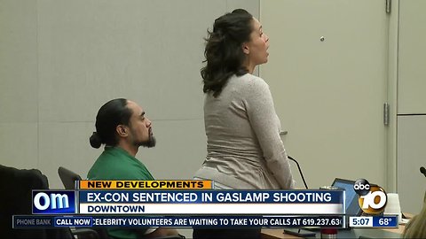 Ex-con sentenced in Gaslamp shooting involving off-duty deputy